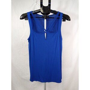 Cable and Gauge Women's Blue Tank Top Size Medium